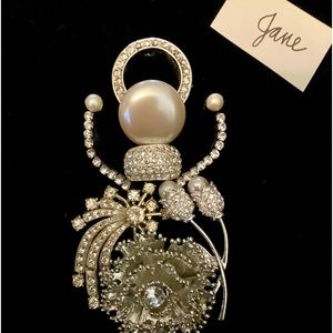 Angel chain was made out of broken down jewelry, a very elegant addition